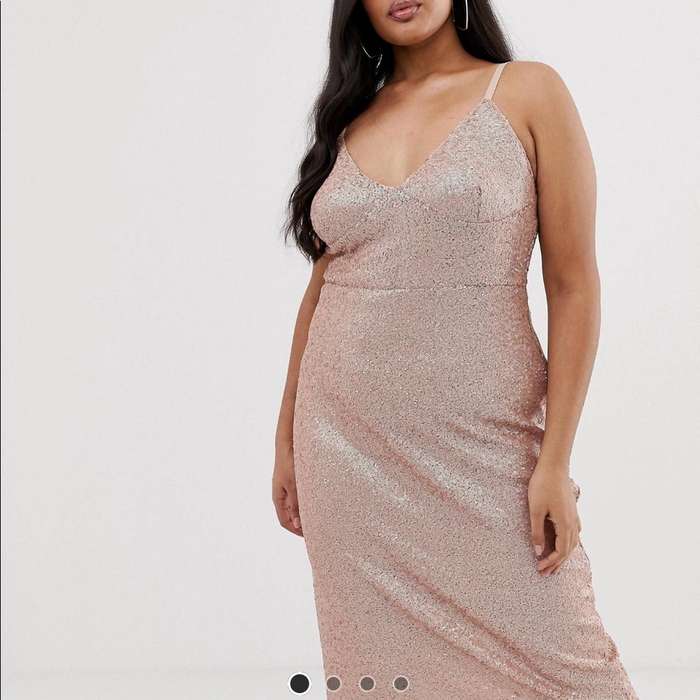 Blush Sequin Dress